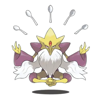 Mega Alakazam official artwork
