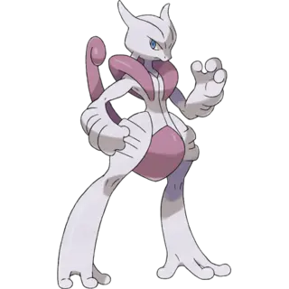 Mega Mewtwo X artwork