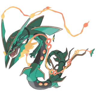 Mega Rayquaza artwork