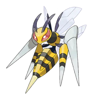 Mega Beedrill official artwork