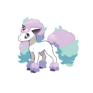 Galarian Ponyta artwork