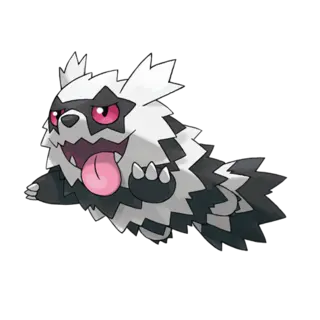 Galarian Zigzagoon artwork