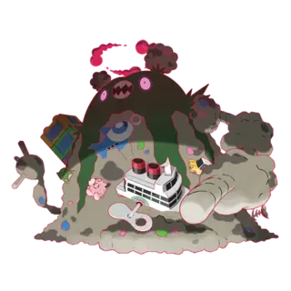 Gigantamax Garbodor artwork