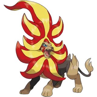 Mega Pyroar artwork