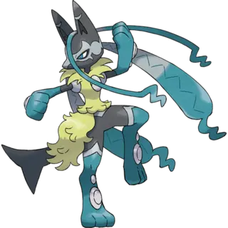 Mega Lucario Z artwork