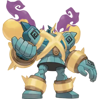 Mega Golurk official artwork