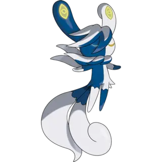 Mega Meowstic official artwork