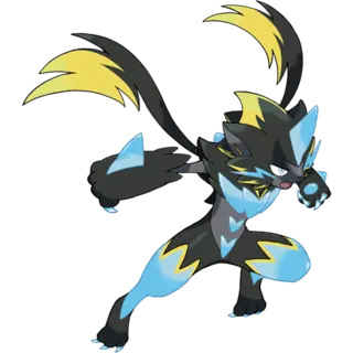 Mega Zeraora artwork