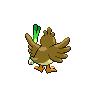 Farfetch'd back-facing sprite from Pokémon Black