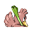 Farfetch'd shiny back-facing sprite from Pokémon FireRed