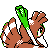 Farfetch'd back-facing sprite from Pokémon Gold