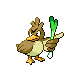 Farfetch'd front-facing sprite from Pokémon HeartGold