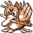 Farfetch'd front-facing sprite from Pokémon Blue