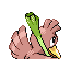 Farfetch'd shiny back-facing sprite from Pokémon Ruby