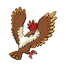 Fearow back-facing sprite from Pokémon Black 2