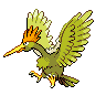 Fearow shiny front-facing sprite from Pokémon Black 2