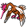 Fearow front-facing sprite from Pokémon Crystal