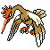 Fearow front-facing sprite from Pokémon Gold