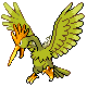 Fearow shiny front-facing sprite from Pokémon HeartGold