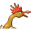 Fearow back-facing sprite from Pokémon Ruby