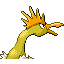 Fearow shiny back-facing sprite from Pokémon Ruby