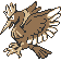 Fearow front-facing sprite from Pokémon Yellow