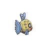 Feebas back-facing sprite from Pokémon Black 2