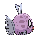 Feebas shiny back-facing sprite from Pokémon Pearl