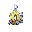 Feebas front-facing sprite from Pokémon Emerald