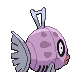 Feebas shiny back-facing sprite from Pokémon SoulSilver
