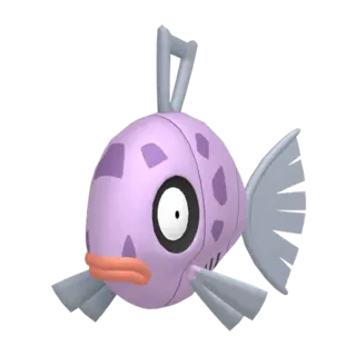Feebas shiny front-facing sprite from Pokémon Alpha Sapphire