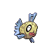 Feebas front-facing sprite from Pokémon Platinum