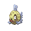 Feebas front-facing sprite from Pokémon Ruby