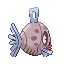 Feebas shiny back-facing sprite from Pokémon Ruby