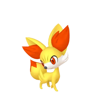 Fennekin front-facing sprite from Pokémon X