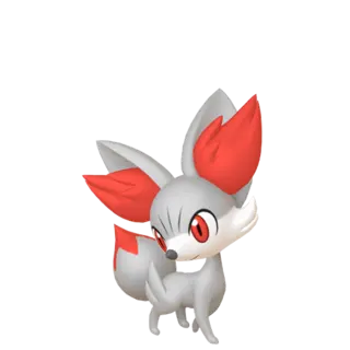 Fennekin shiny front-facing sprite from Pokémon X