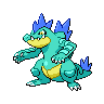 Feraligatr shiny front-facing sprite from Pokémon Black 2