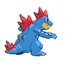 Feraligatr back-facing sprite from Pokémon Black
