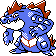 Feraligatr front-facing sprite from Pokémon Crystal