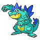 Feraligatr shiny front-facing sprite from Pokémon Pearl