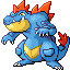 Feraligatr front-facing sprite from Pokémon Emerald
