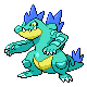 Feraligatr shiny front-facing sprite from Pokémon SoulSilver