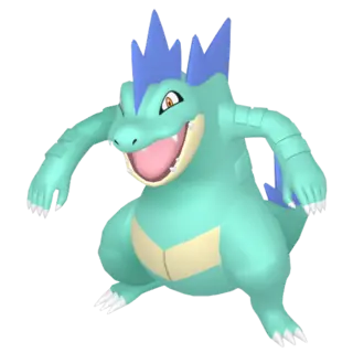 Feraligatr shiny front-facing sprite from Pokémon Violet