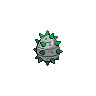 Ferroseed back-facing sprite from Pokémon White