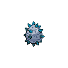 Ferroseed shiny back-facing sprite from Pokémon White