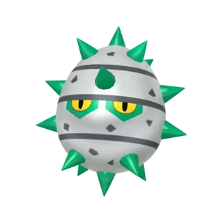 Ferroseed front-facing sprite from Pokémon X