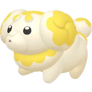 Fidough front-facing sprite from Legends Za