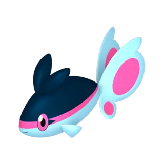 Finneon front-facing sprite from Pokémon Scarlet