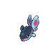 Finneon front-facing sprite from Pokémon Platinum