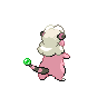 Flaaffy shiny back-facing sprite from Pokémon Black 2